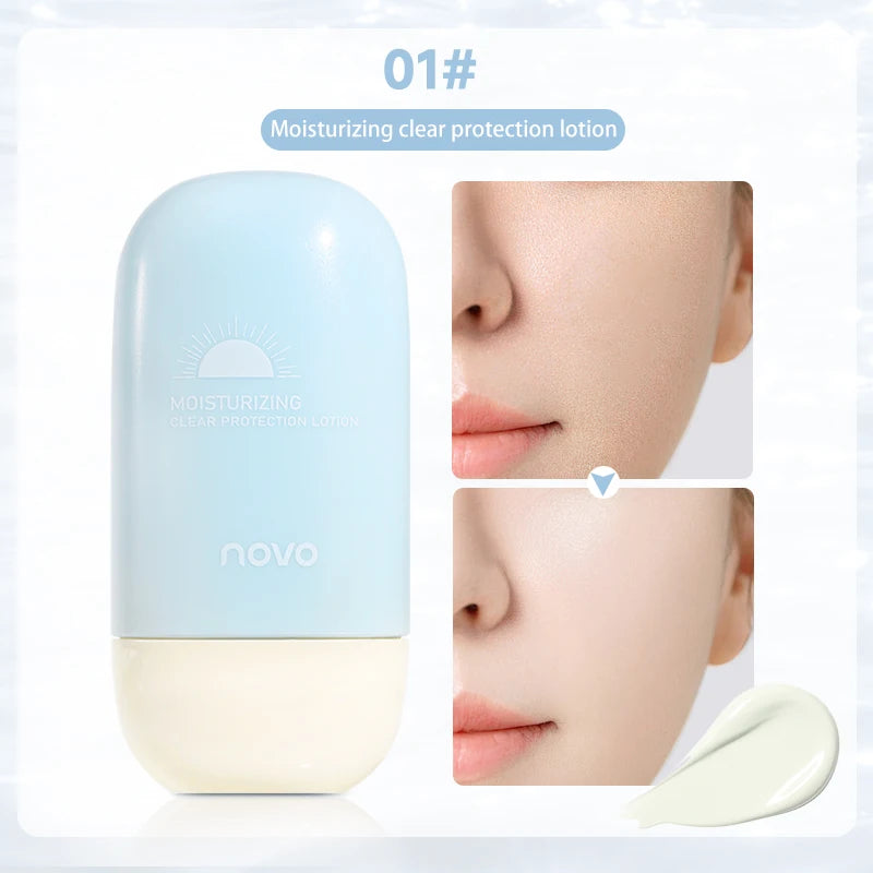 Primer And Protective Cream, Contouring And Brightening Skin Tone, Waterproof And Sweat-Proof, Oil-Control And Nourishing