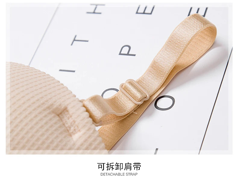 M&T Wear - Bras for women Rope straps Palm support Steel-free bra with air-permeable bra One-piece Lattice push up sexy bra 80A 80B 80C 85C