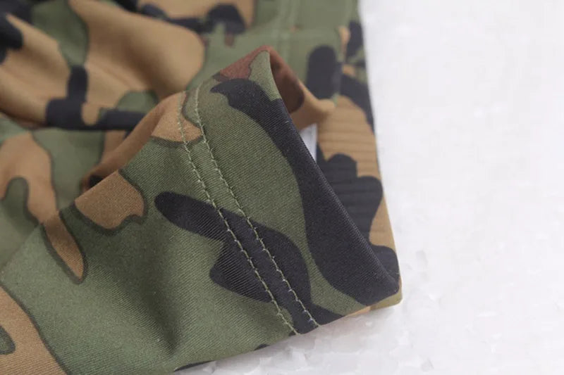 M&T Wear - Men Sexy Underwear Boxers Man Underpants Military Boxer Shorts U Convex Pouch Underpants Camouflage Panties