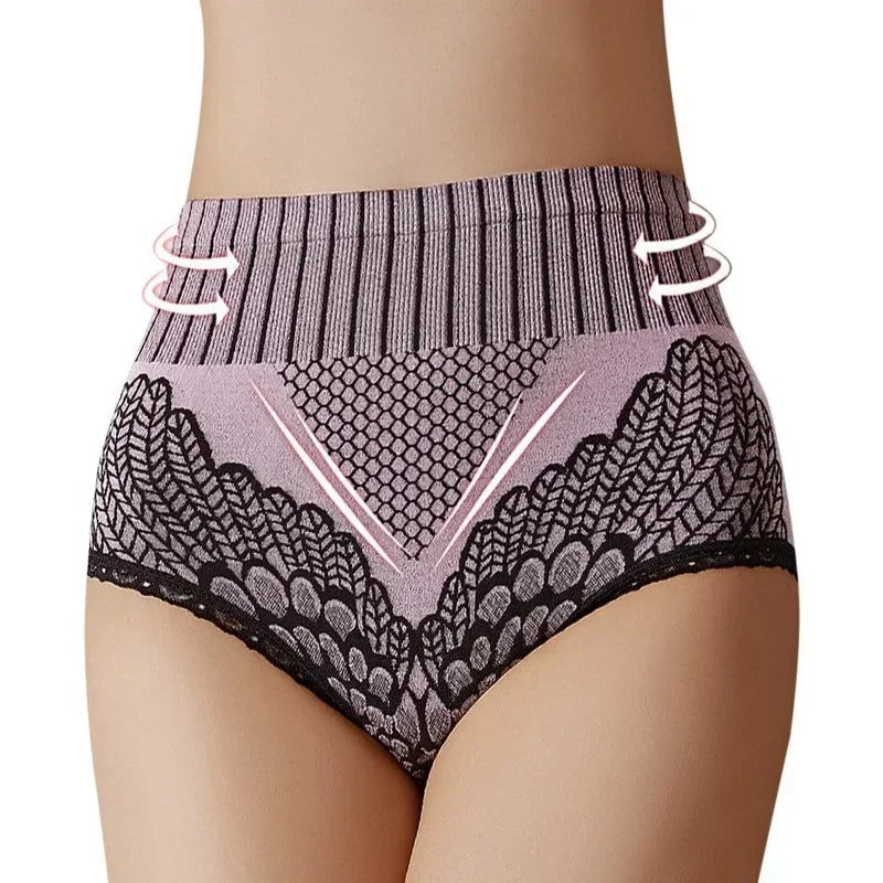 M&T Wear - Women Seamless Panties Underwear Female High Waist Brief Hip Lift Breathable Underpants Sexy Lingerie Body Shaper