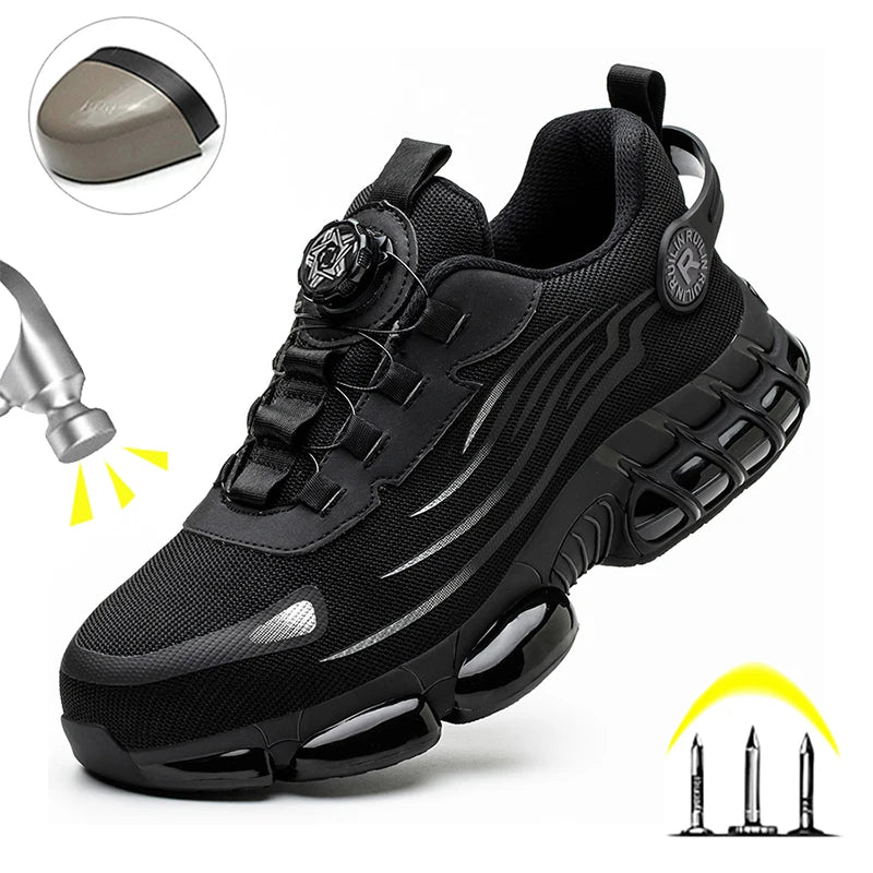 M&T Wear - Safety Shoes Slip Resistant Abrasion Resistant Work Shoes