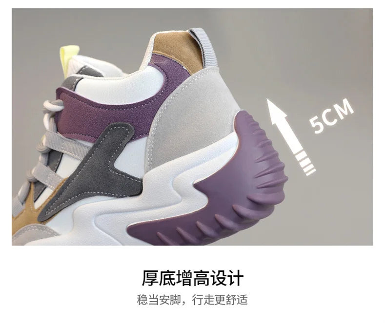 M&T Wear - Breathable Mesh Casual Shoes Woman Heels Loafers
