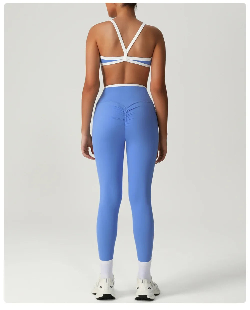 M&T Wear - Women's Tracksuit 2 Pieces Yoga Set Workout Fitness Suit Running Sportswear Gym Clothing High Waist Leggings Bra Sports Suits