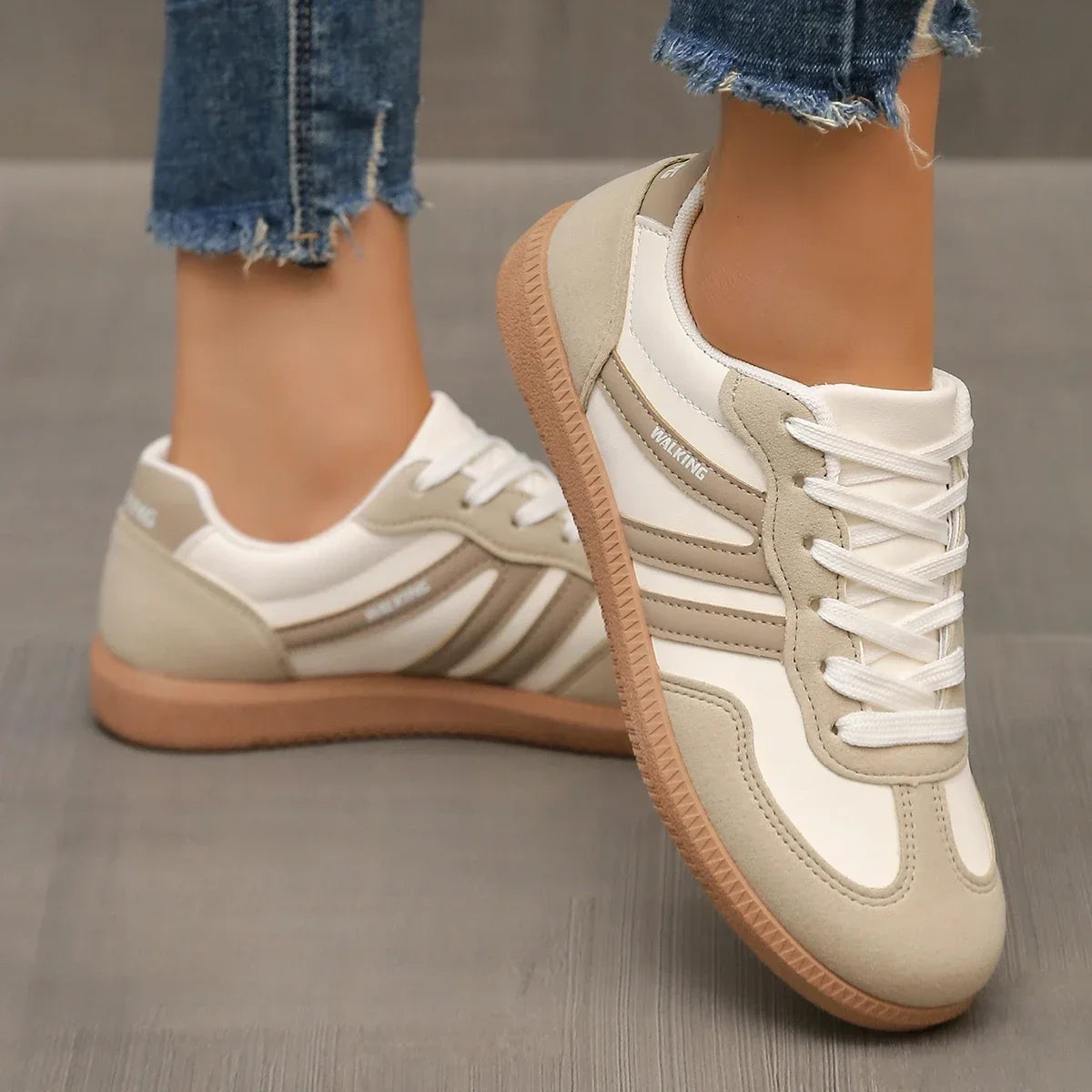 M&T Wears - Women Sneakers Spring New Luxury Flat Loafers Comfortable Slip on Soft Female Sneakers Lightweight Outdoor Shoes for Women