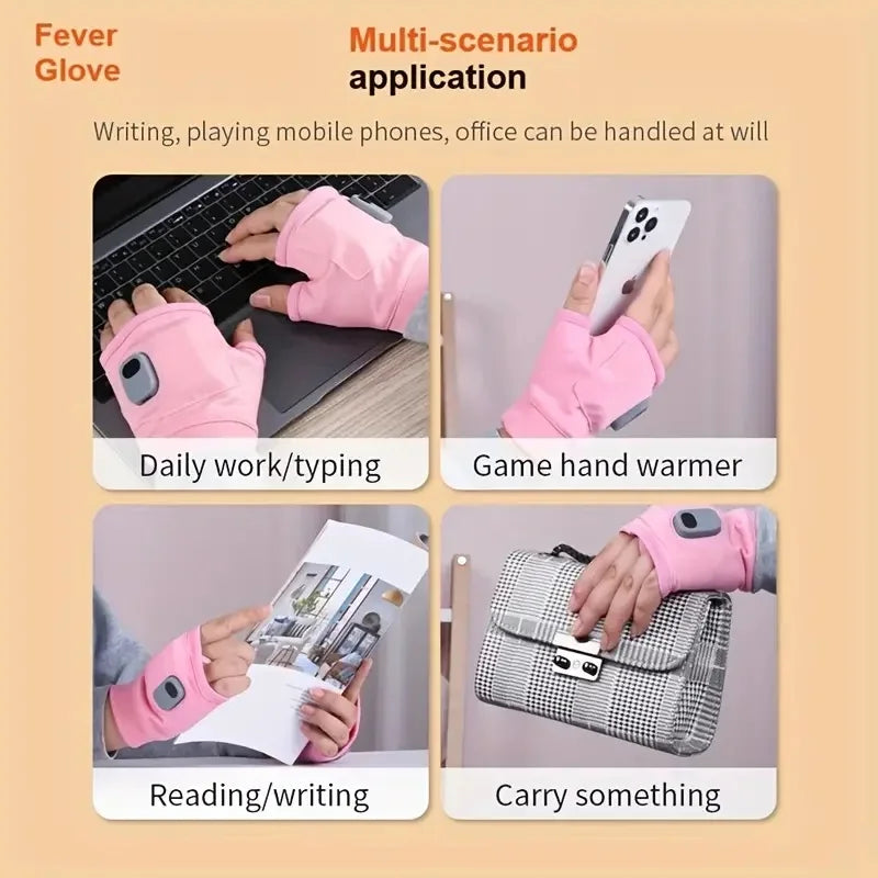 M&T Wear - Rechargeable warm winter electric gloves, suitable for use in cold weather, keep hands away from the cold!