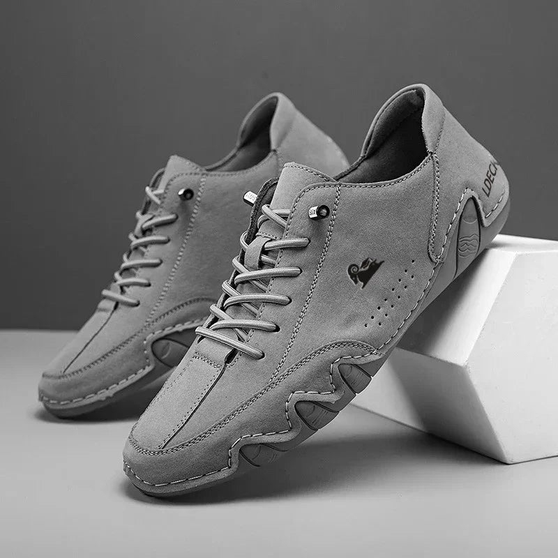 M&T Wear - Men's Casual Shoes Lace Up Comfortable Soft Non Slip Durable Walking Shoes Classic Fashionable Trendy Park Walking Travel Shoes