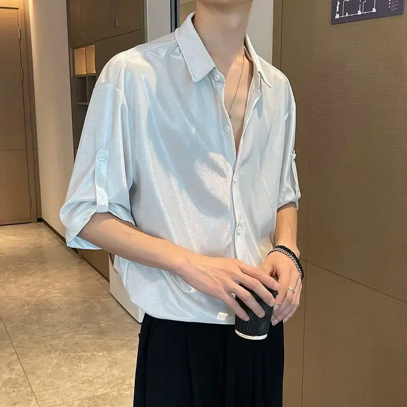 M&T Wear- Cool Tops Asia Button Up Original Korean Popular Shirt