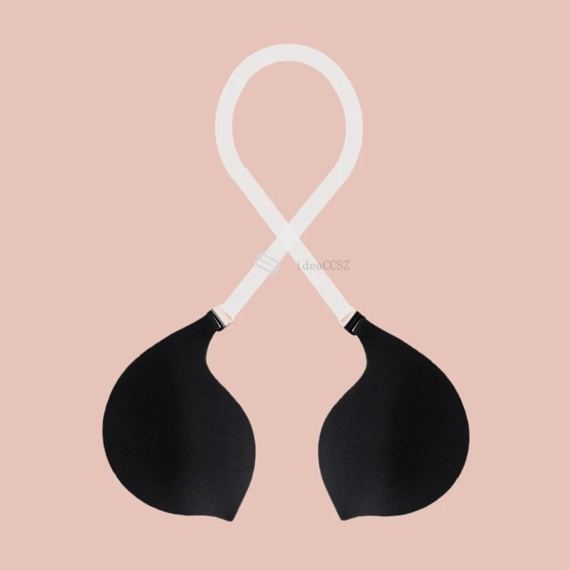 M&T Wear - Strapless Bra for Women Seamless Invisible Push Up Bras Backless Wedding Brassiere Self Adhesive Sexy Lingerie A To C Cup