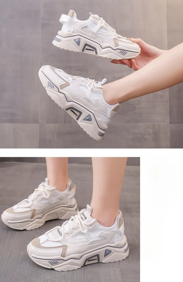 M&T Wear - Sports Shoes for Women Sneakers Athletic Trends 2025 High on Platform Woman Footwear Deals Cheap Walking Comfortable and Elegant