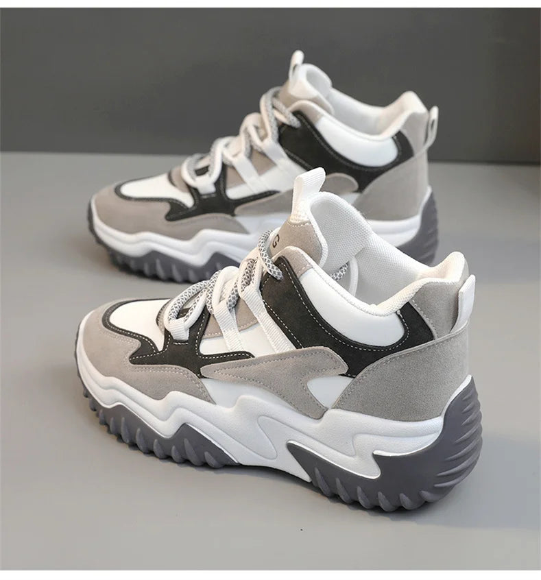 M&T Wear - Breathable Mesh Casual Shoes Woman Heels Loafers