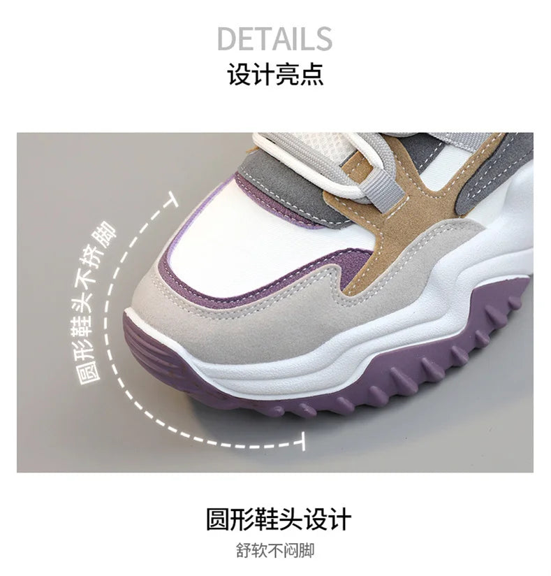 M&T Wear - Breathable Mesh Casual Shoes Woman Heels Loafers