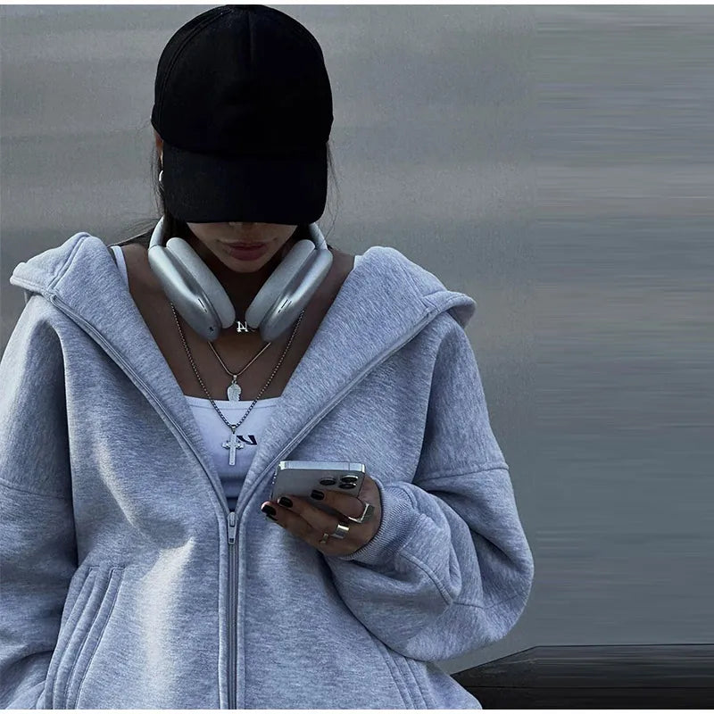 M&T Wear - Fashion Casual Women Tracksuit Set Hooded Sweatshirt Two Piece Sets 2025 Sport Outfit Loose Elastic-waist Running Trousers Femal