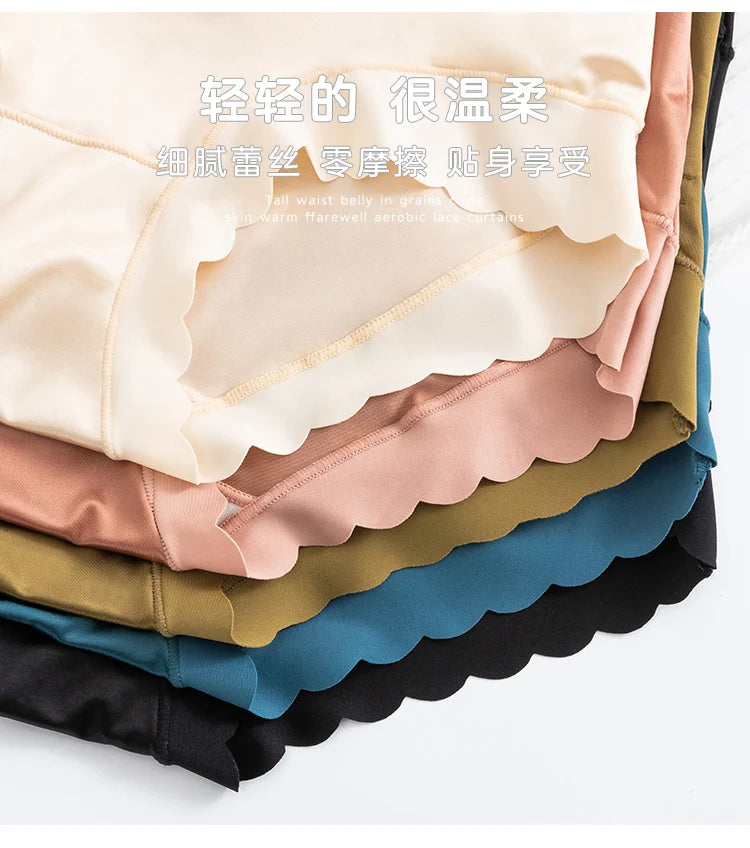 M&T Wear - Silk Panties Nice Briefs Soft Underwear Women's Mid rise Elegance Girls Sexy Lingerie
