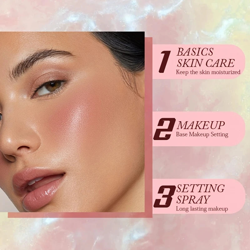 100Ml Setting Spray,Glossy Matte Base Makeup,Mattifying Lightweight & Hydrating Make-up Fixer Spray Makeup Fixation for All Skin