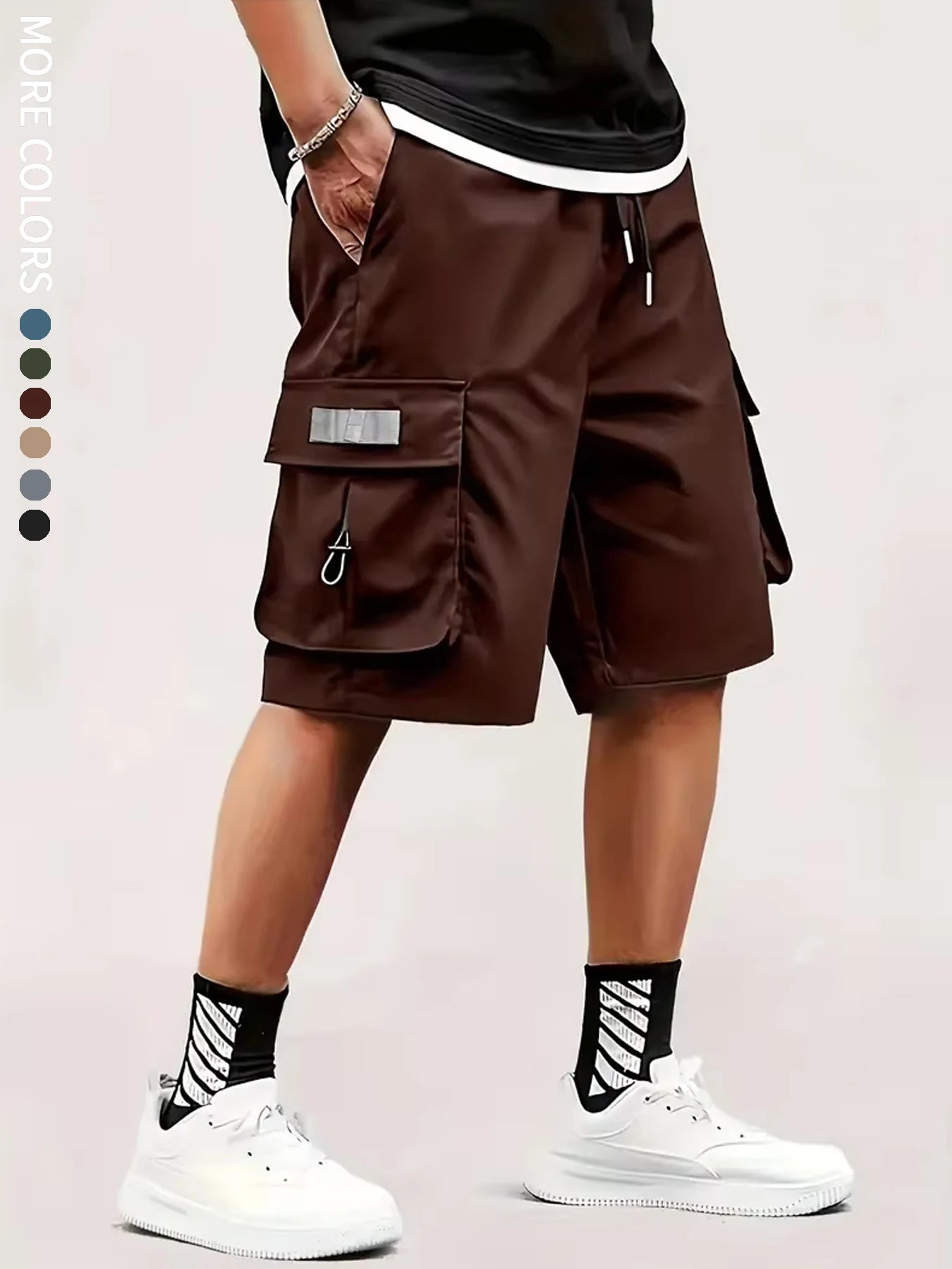 M&T Wear - Men's Cargo Shorts, Outdoor, Travel, Casual Sports, Large Pockets, Durable and Comfortable Fabrics, Thin Shorts for Outings 17