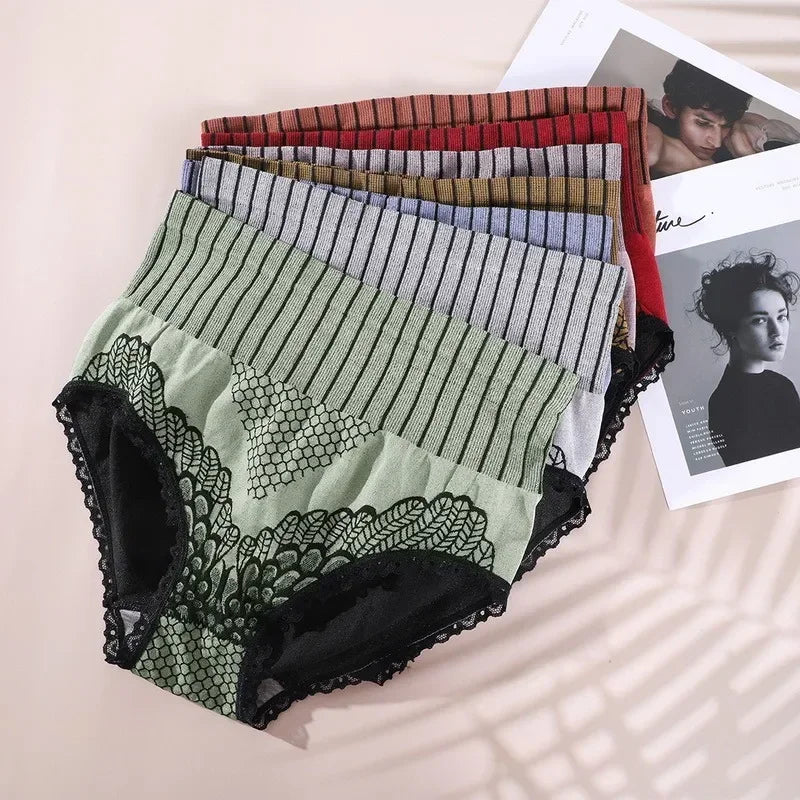 M&T Wear - Women Seamless Panties Underwear Female High Waist Brief Hip Lift Breathable Underpants Sexy Lingerie Body Shaper