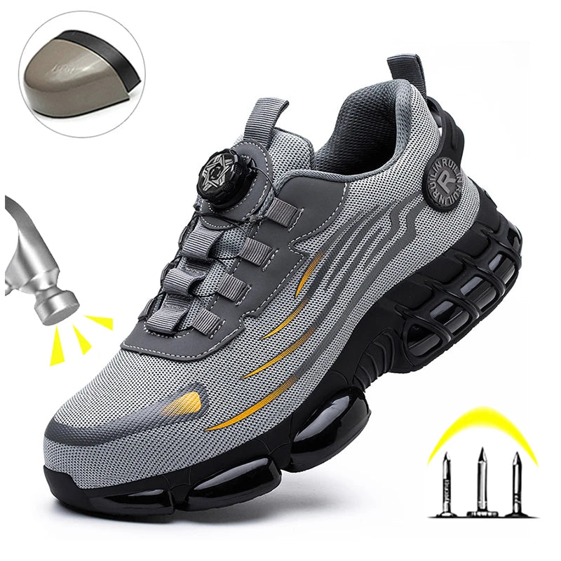 M&T Wear - Safety Shoes Slip Resistant Abrasion Resistant Work Shoes