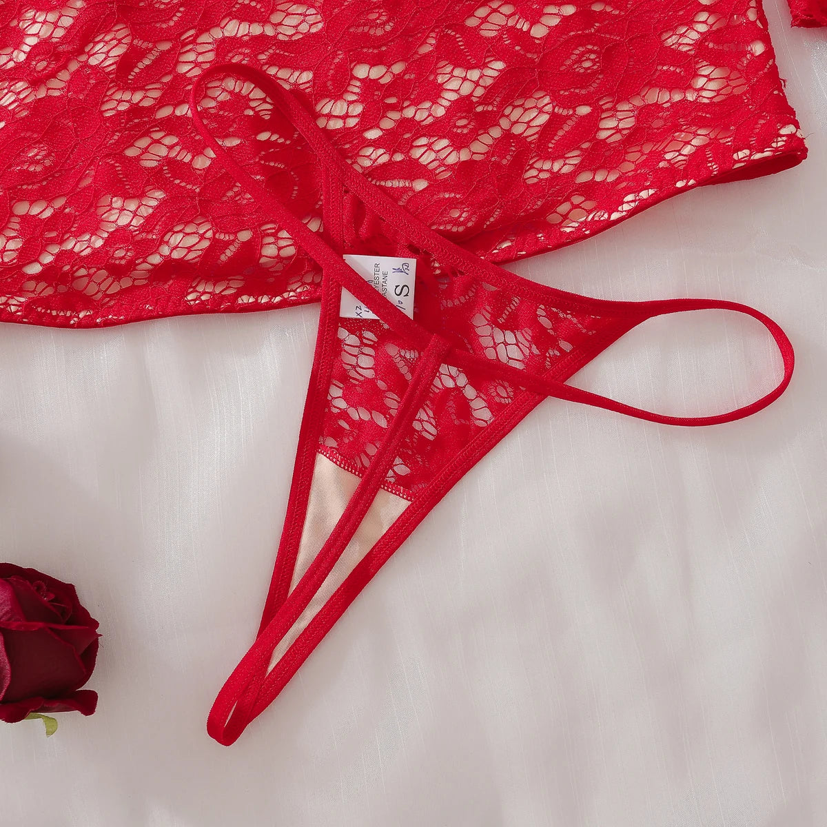 M&T Wear - Fancy Lace Summer Dresses 2025 Flare Sleeve Short Elegant Party Dresses Red Halter FloralLove Luxury Prom Dress