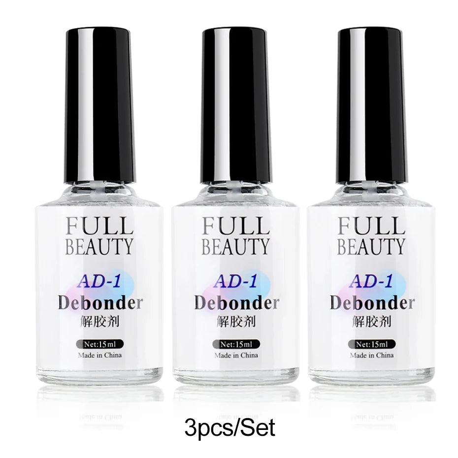 M&T Wear - Nail Glue Remover 15ml | Fast Dissolve for False Nails & Rhinestones