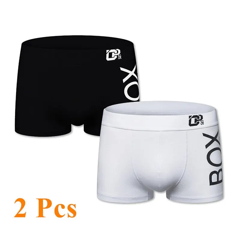 M&T Wear - Men's Boxer Sexy Underwear Soft Long Cotton Soft Underpants Male Panties 3D Pouch Shorts Under Wear Pants Short