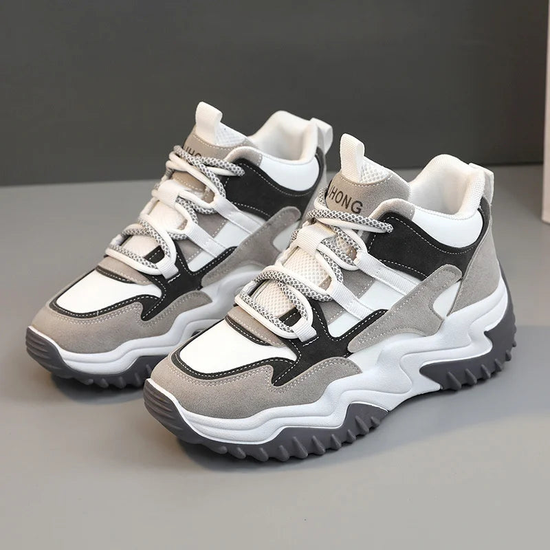 M&T Wear - Breathable Mesh Casual Shoes Woman Heels Loafers