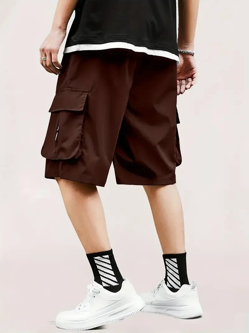 M&T Wear - Men's Cargo Shorts, Outdoor, Travel, Casual Sports, Large Pockets, Durable and Comfortable Fabrics, Thin Shorts for Outings 17