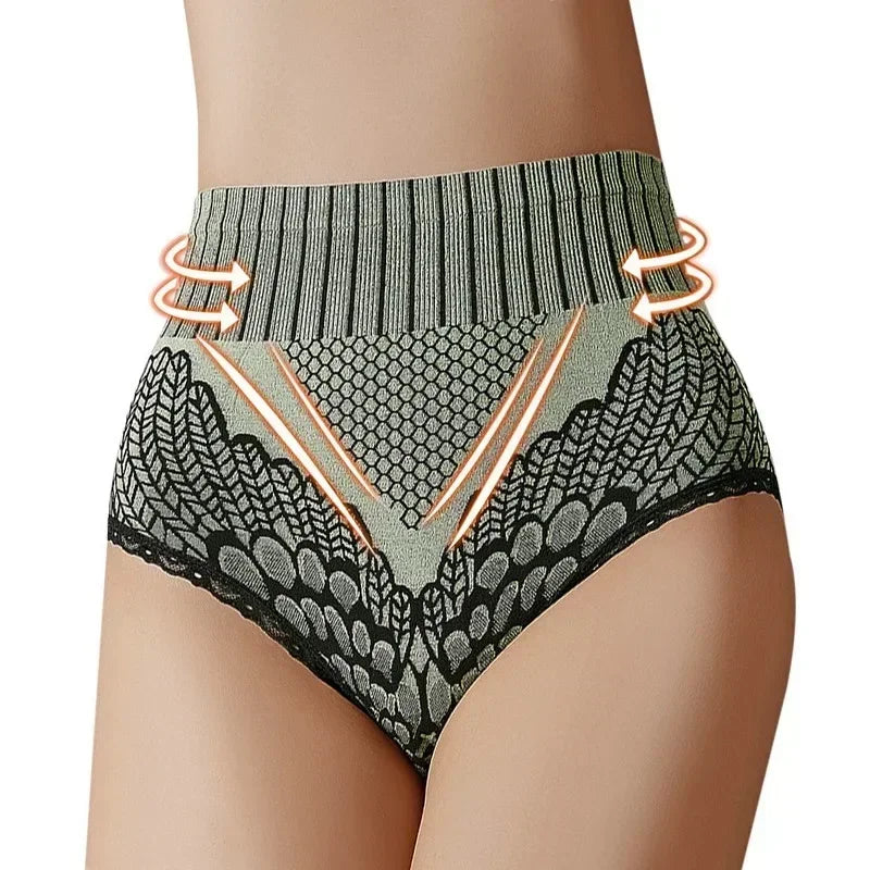 M&T Wear - Women Seamless Panties Underwear Female High Waist Brief Hip Lift Breathable Underpants Sexy Lingerie Body Shaper