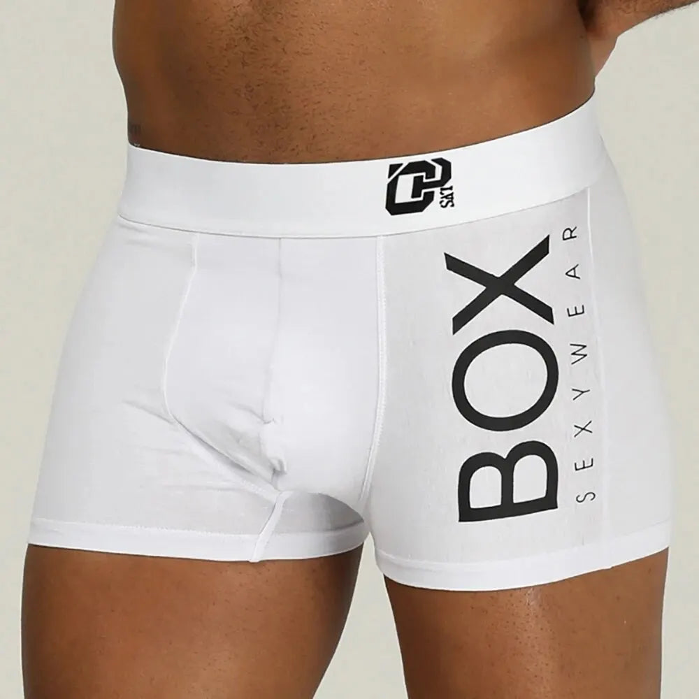 M&T Wear - Men's Boxer Sexy Underwear Soft Long Cotton Soft Underpants Male Panties 3D Pouch Shorts Under Wear Pants Short