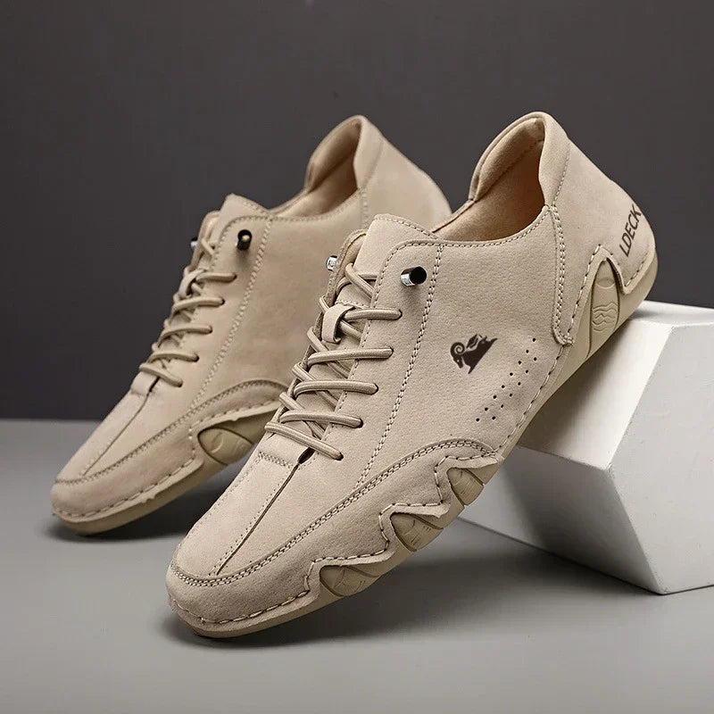 M&T Wear - Men's Casual Shoes Lace Up Comfortable Soft Non Slip Durable Walking Shoes Classic Fashionable Trendy Park Walking Travel Shoes