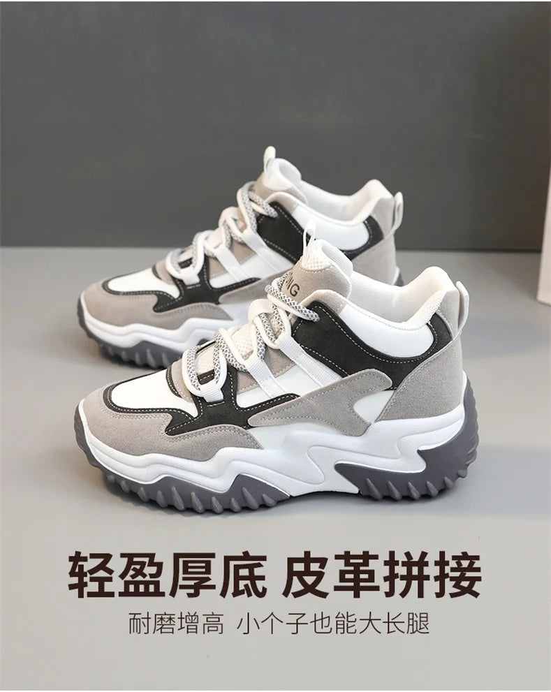 M&T Wear - Breathable Mesh Casual Shoes Woman Heels Loafers