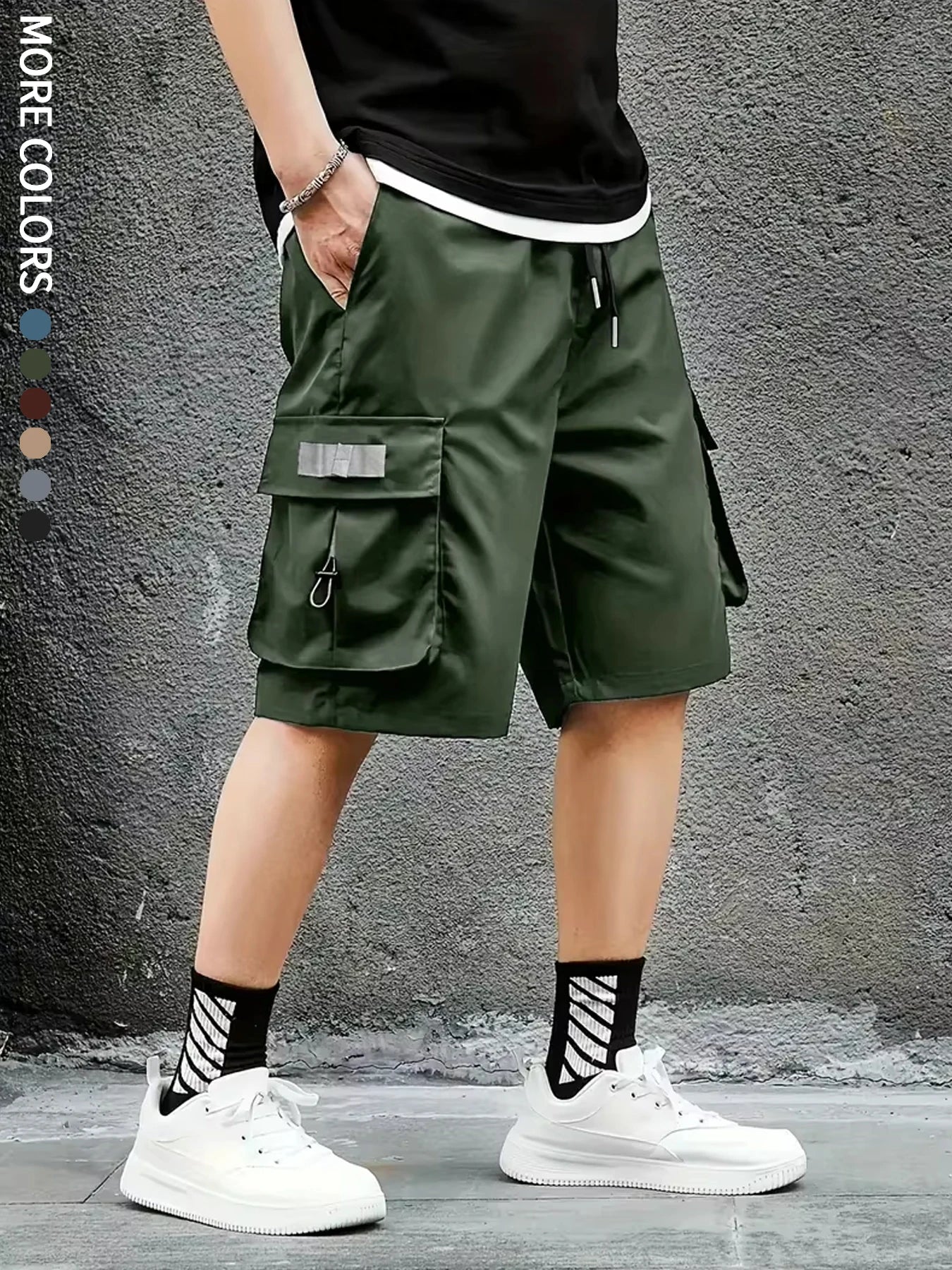 M&T Wear - Men's Cargo Shorts, Outdoor, Travel, Casual Sports, Large Pockets, Durable and Comfortable Fabrics, Thin Shorts for Outings 17