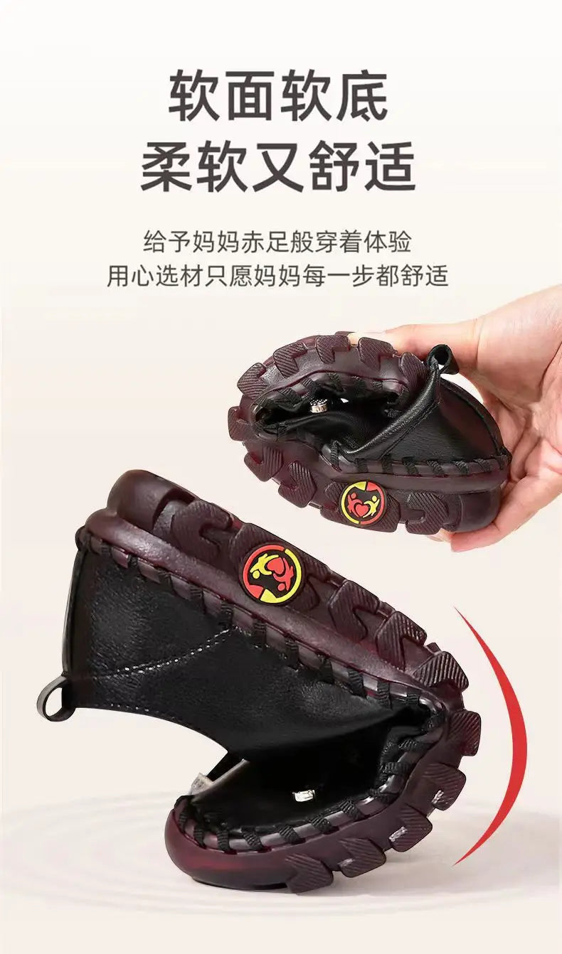 M&T Wear - Women's Flat Shoes New Orthopedic Loafers Woman Moccasins Stitched Slip On Ballet Flats For Women Nurse Shoes Medical