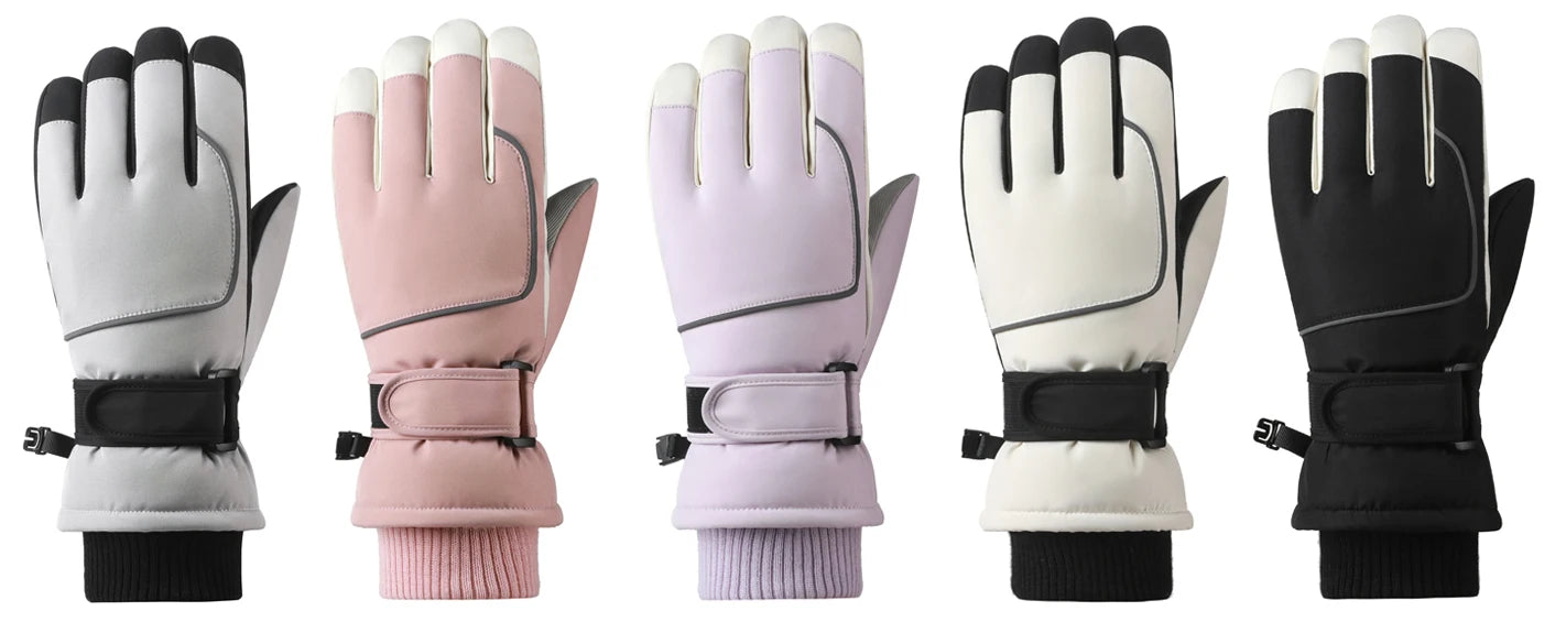 M&T Wear - Winter Gloves for Men Women, Waterproof Thermal Snow Ski Gloves Outdoor - Work, Hiking, Skiing, Running, Biking, Riding Glove