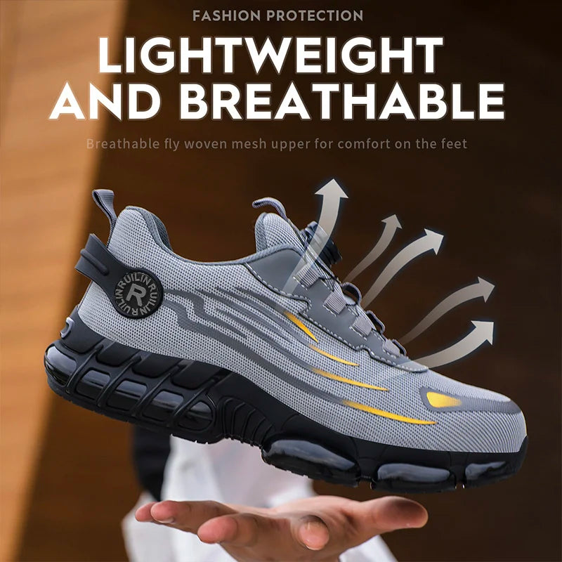 M&T Wear - Safety Shoes Slip Resistant Abrasion Resistant Work Shoes