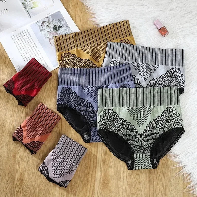 M&T Wear - Women Seamless Panties Underwear Female High Waist Brief Hip Lift Breathable Underpants Sexy Lingerie Body Shaper