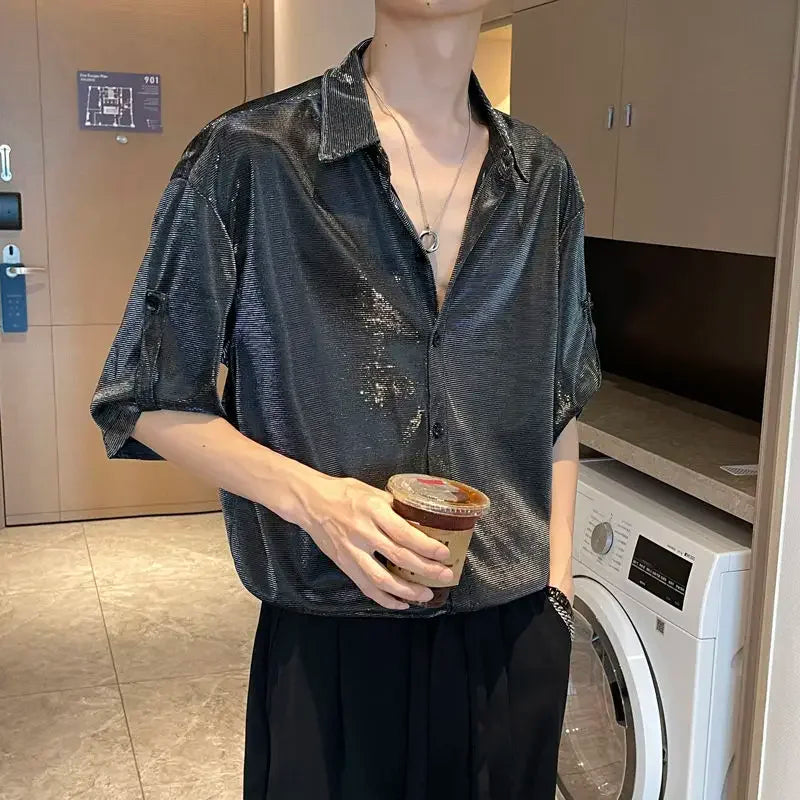 M&T Wear- Cool Tops Asia Button Up Original Korean Popular Shirt