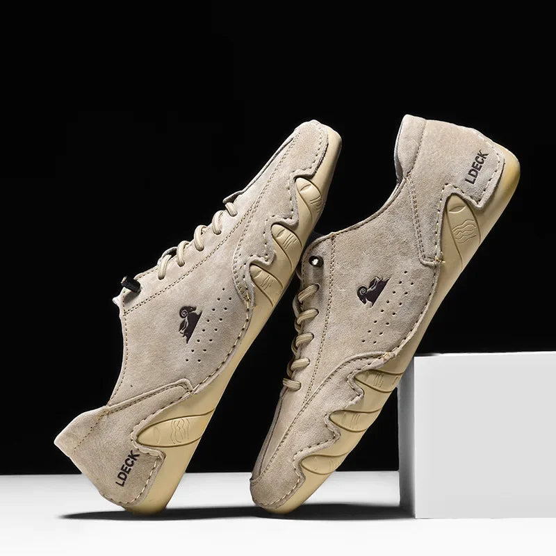 M&T Wear - Men's Casual Shoes Lace Up Comfortable Soft Non Slip Durable Walking Shoes Classic Fashionable Trendy Park Walking Travel Shoes