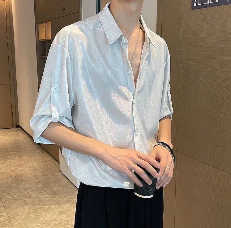 M&T Wear- Cool Tops Asia Button Up Original Korean Popular Shirt