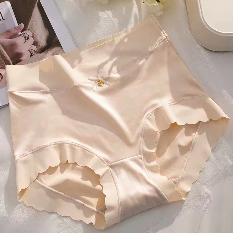 M&T Wear - Silk Panties Nice Briefs Soft Underwear Women's Mid rise Elegance Girls Sexy Lingerie