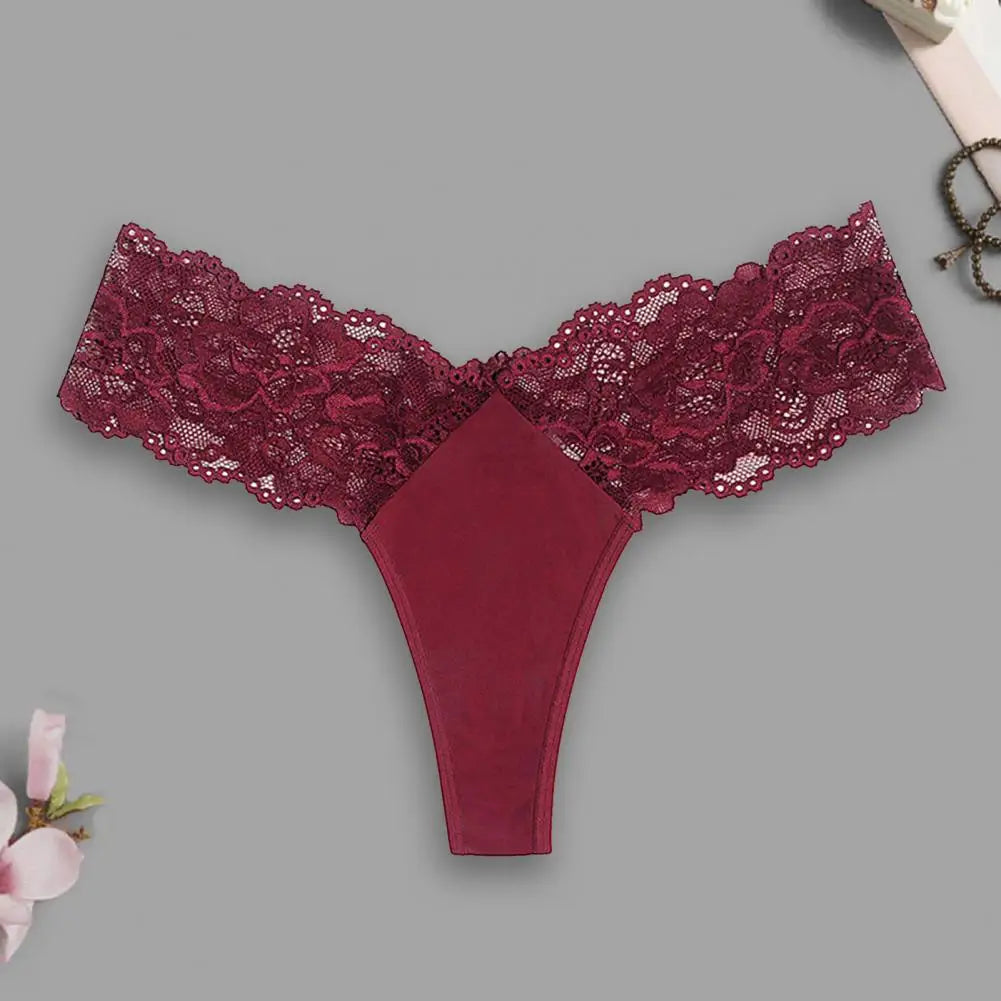 M&T Wear - Women Briefs Underwear Underpants Lightweight See-through Sexy Perspective Mid Waist Lady Panties
