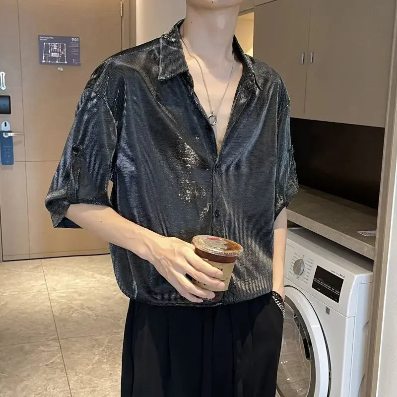 M&T Wear- Cool Tops Asia Button Up Original Korean Popular Shirt