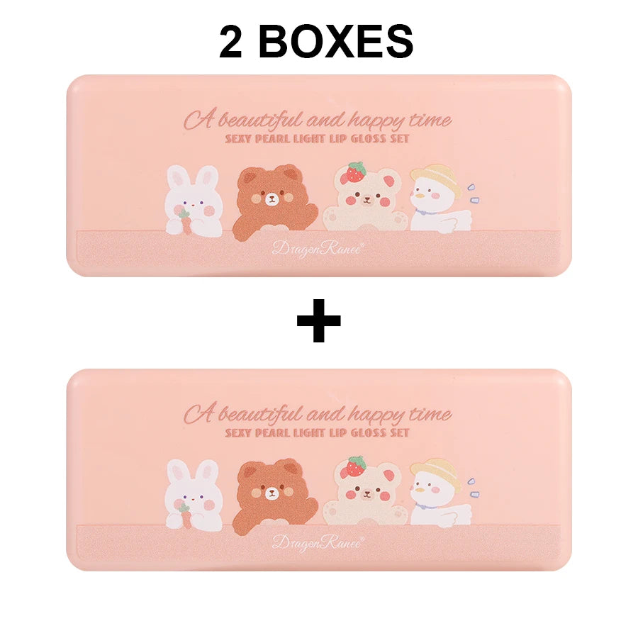 M&T Wear 10-Piece Shimmering Lip Gloss Set – Long-Lasting, Non-Stick, Moisturizing & Pearlescent Lip Glaze Collection