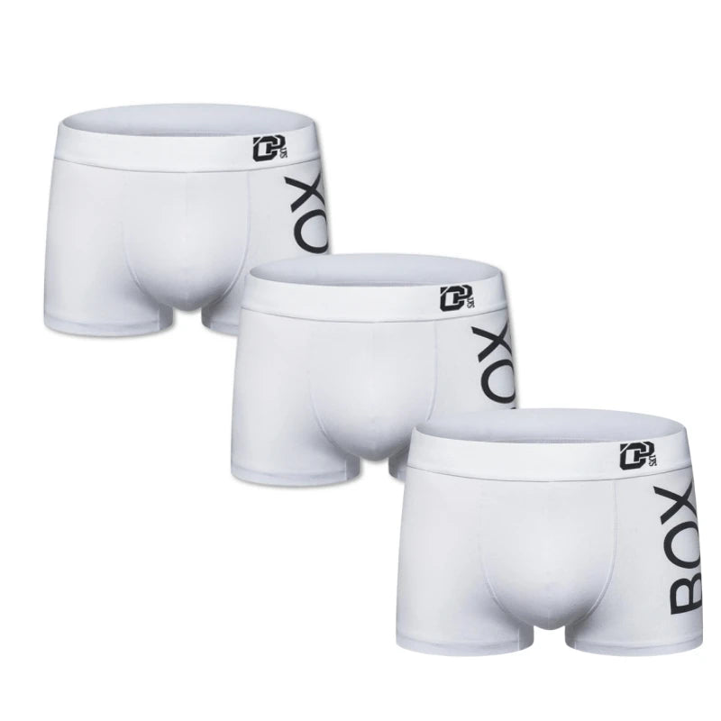 M&T Wear - Men's Boxer Sexy Underwear Soft Long Cotton Soft Underpants Male Panties 3D Pouch Shorts Under Wear Pants Short