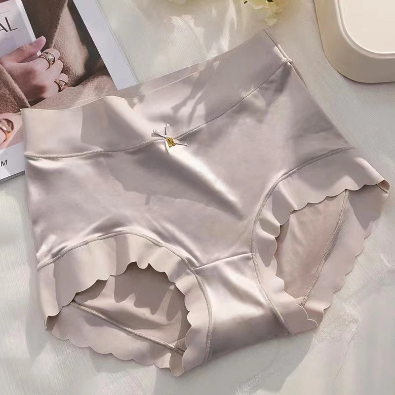 M&T Wear - Silk Panties Nice Briefs Soft Underwear Women's Mid rise Elegance Girls Sexy Lingerie