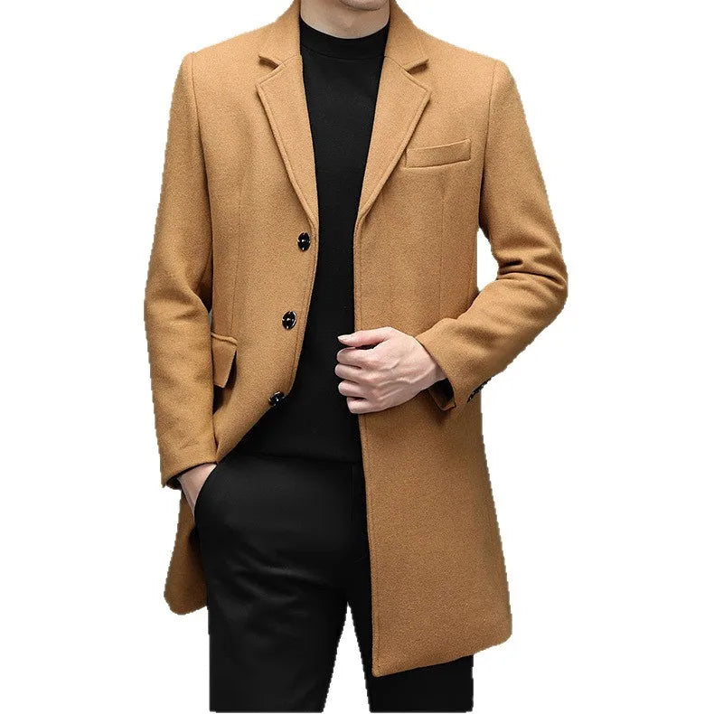 M&T Wear - Men's Solid Color Business Casual Autumn Jacket