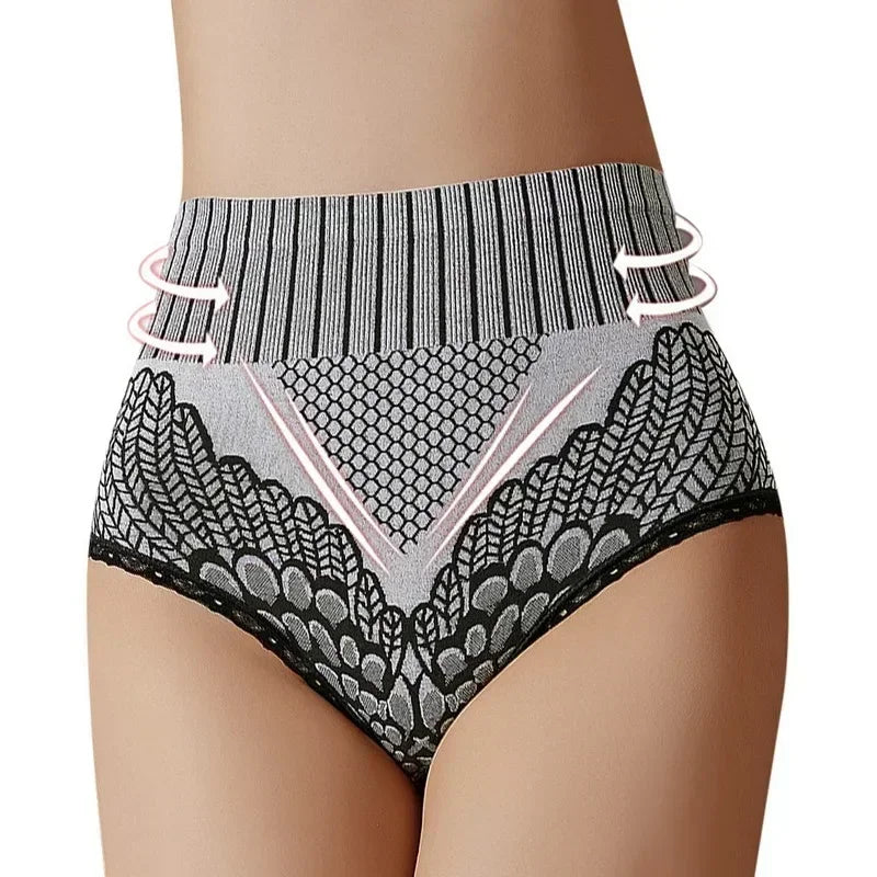 M&T Wear - Women Seamless Panties Underwear Female High Waist Brief Hip Lift Breathable Underpants Sexy Lingerie Body Shaper