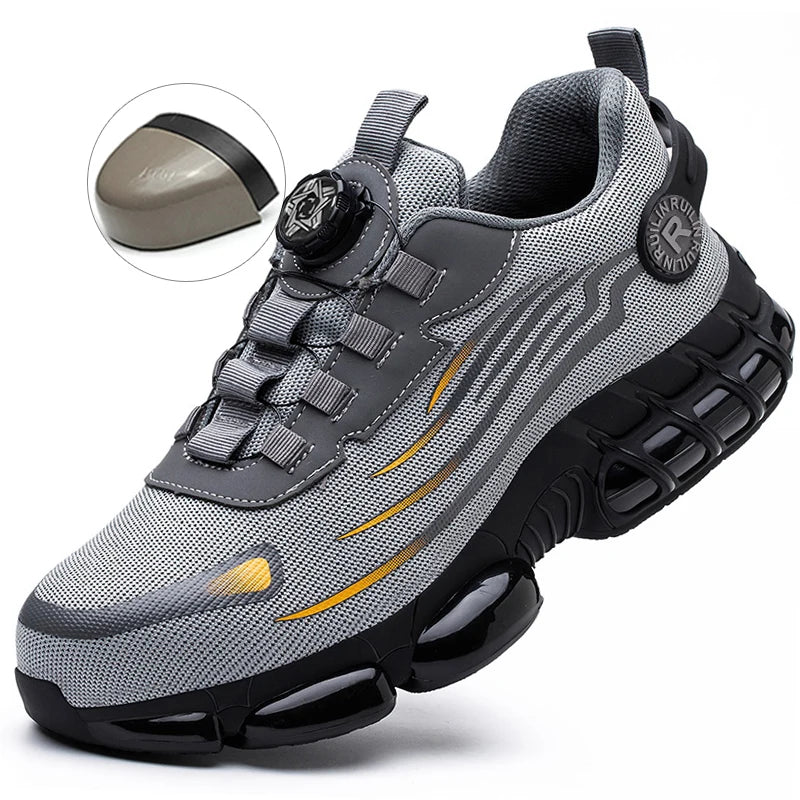 M&T Wear - Safety Shoes Slip Resistant Abrasion Resistant Work Shoes