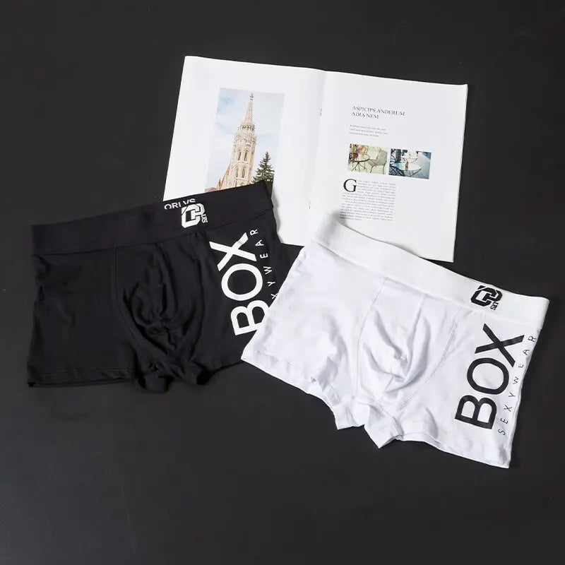 M&T Wear - Men's Boxer Sexy Underwear Soft Long Cotton Soft Underpants Male Panties 3D Pouch Shorts Under Wear Pants Short