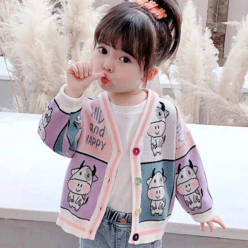 M&T Wear - Girls Jacket Leather Motorcycle Kids Coats Fleece Children Jacket Winter Autumn