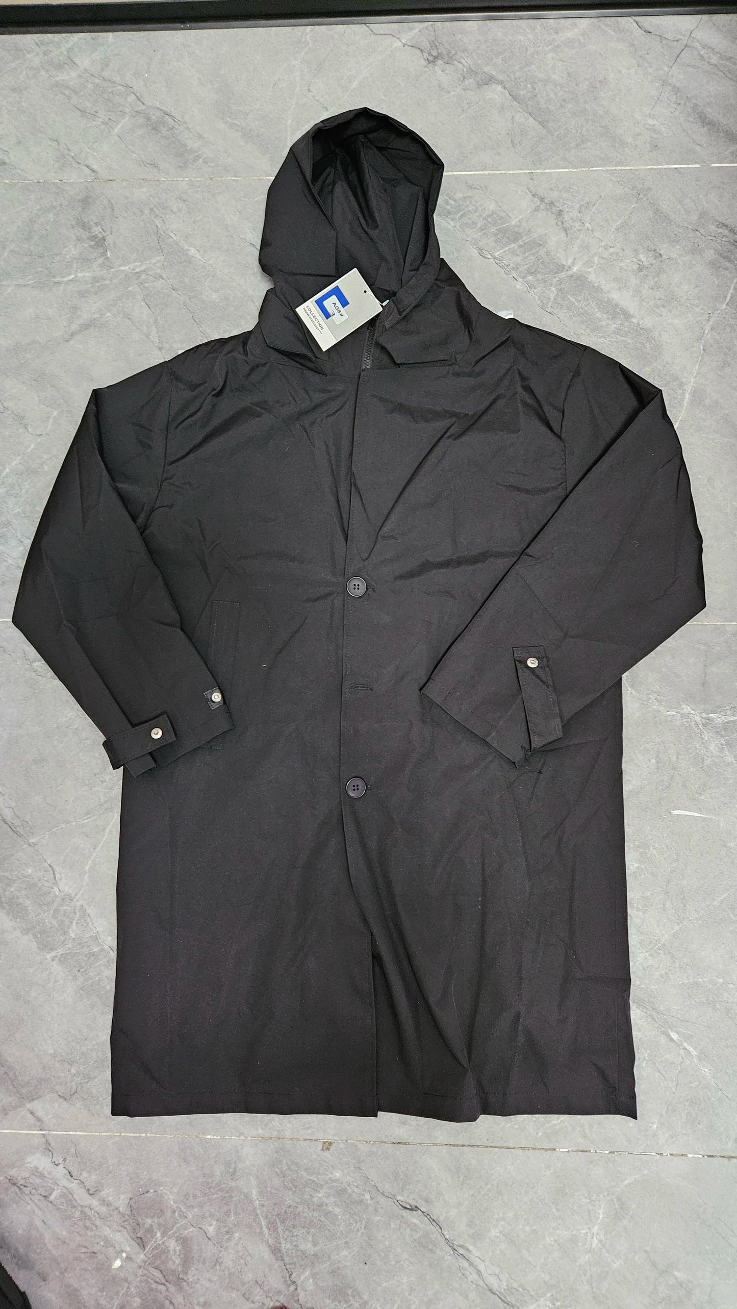 M&T Wear Men’s Korean Style Hooded Windbreaker – Two-Piece Mid-Length Jacket